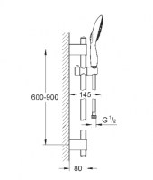 GROHE POWER&SOUL CONJUNTO DUCHA